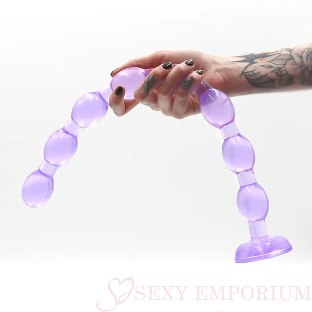 19 Inch Giant Anal Beads Purple - Dildos - Save 30% - Fast Shipping - Dildo United Kingdom Stoke-on-trent