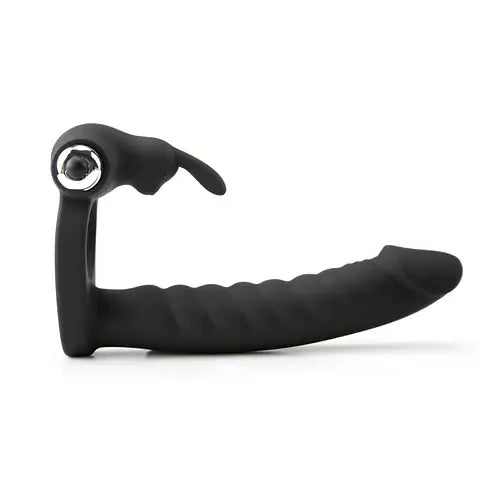 7 Speed/mode Double Penetration Anal Dildo Sex Toy with Cock Ring Silicone Dong - Speed/mode with - United Kingdom Stoke-on-trent
