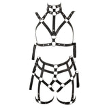 2 Piece Matt Look Bondage Set - Sale