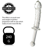 9 Inch Glass Sword Dildo