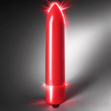 Kraftfull 10 -hastighetskula vibrator röd