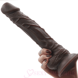 Real Lover 10 Inch Suction Cup Dildo Brown