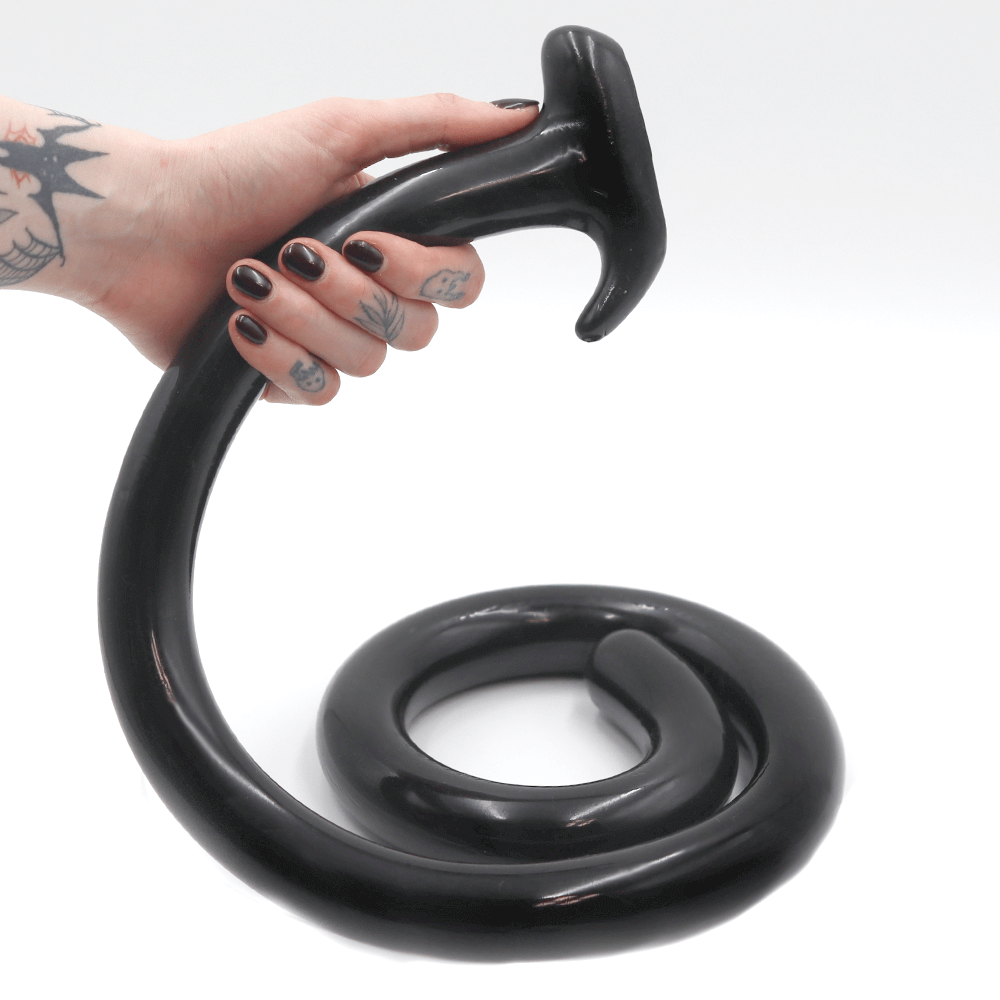 39 Inch - 1 Metre - 100CM - The Anal Anaconda Extreme Big Black Dildo