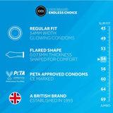 3 Exs Glow in the Dark Condoms - Exs in the - Fast Shipping - Sex Essentials United Kingdom Stoke-on-trent