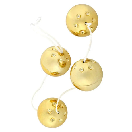 4 Gold Vibro Balls - Save 15% - Fast Shipping - Vibrator United Kingdom Stoke-on-trent