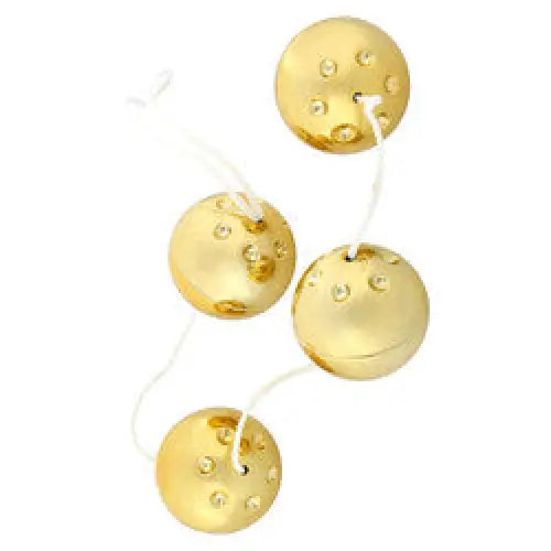 4 Gold Vibro Balls - Original Sexy Emporium United Kingdom Stoke-on-trent