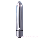 Powerful 10 Speed Bullet Vibrator Silver