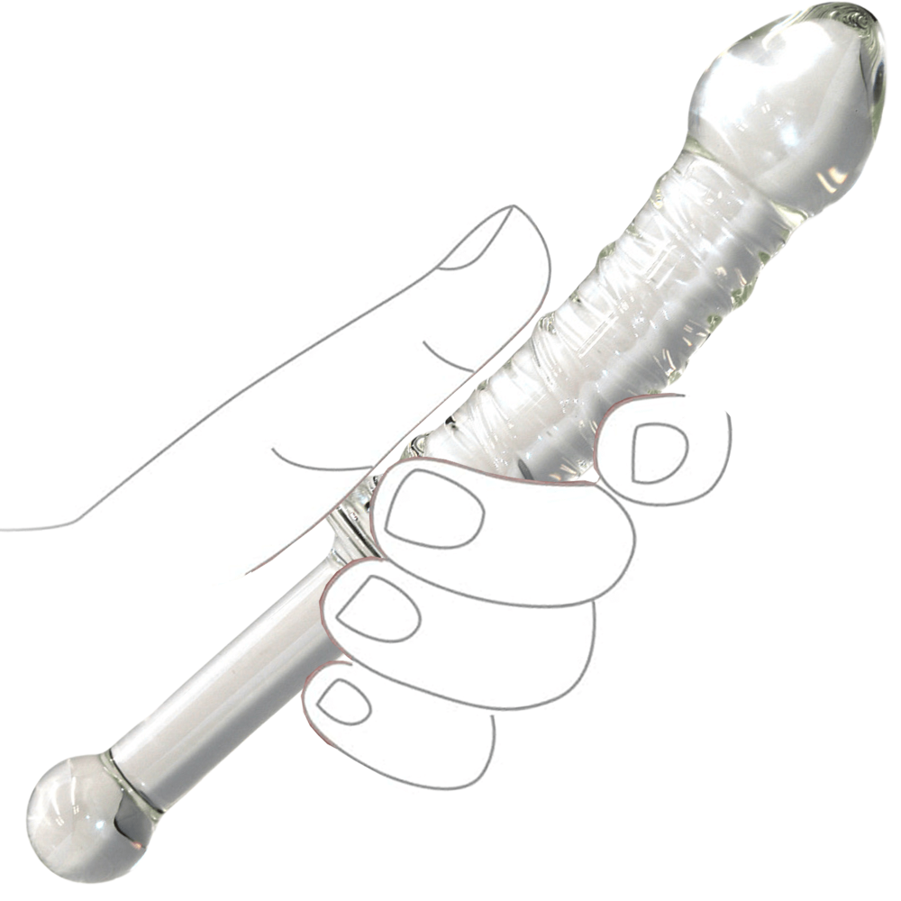 9 Inch Glass Sword Dildo