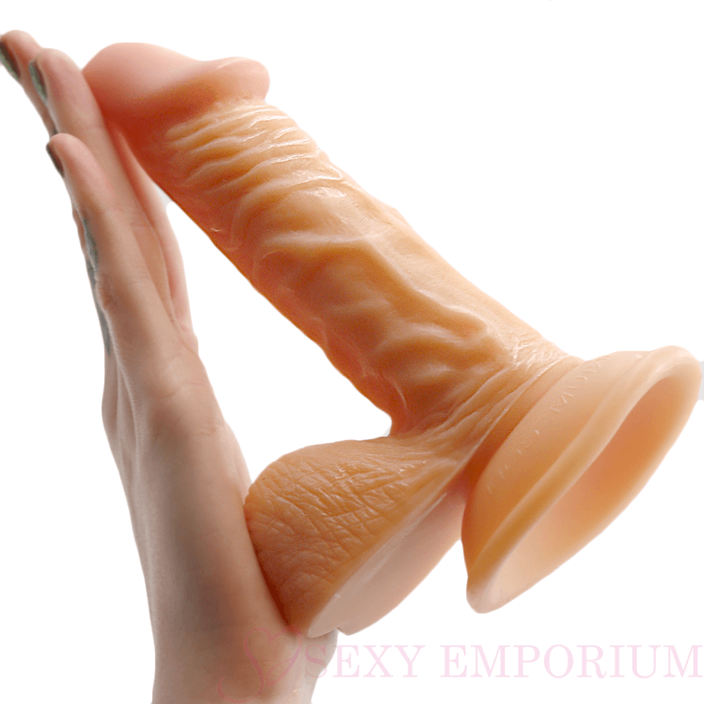 Naturlig älskare 6,8 tum ultra-realistisk dildo kött