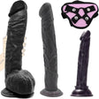 4pc Strap on Dildo Set for Couples 13’’ 12.5’’ 5.6’’ Dildos Black - Save 25% - 4pc on for - Fast - Sale United Kingdom Stoke-on-trent