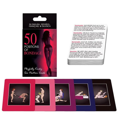 50 Positions of Bondage Sex Position Cards - Save 25% - of - Fast Shipping - Sale United Kingdom Stoke-on-trent