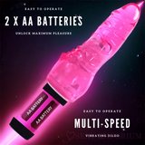7-Zoll-Hercules-Vibrator Pink