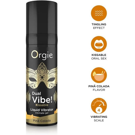 Orgie Dual Vibe - Kissable Liquid Vibrator - Pinã Colada - Save 20% - Sale