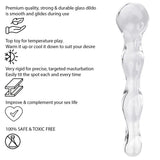 6.9 Inch Clear Double Ended Glass Dildo - Sex Toy - Save 20% - Fast Shipping - United Kingdom Stoke-on-trent