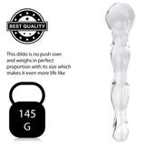 6.9 Inch Clear Double Ended Glass Dildo - Sex Toy - Save 20% - Fast Shipping - United Kingdom Stoke-on-trent