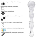 6.9 Inch Clear Double Ended Glass Dildo - Sex Toy - Save 20% - Fast Shipping - United Kingdom Stoke-on-trent