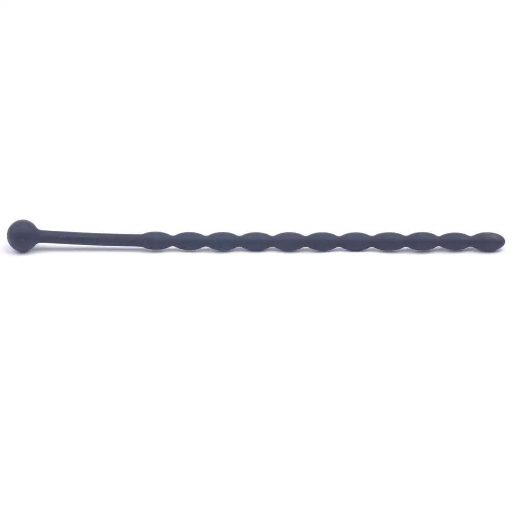 6 Inch Black Silicone Beaded Penis Sound Plug - Save 30% - Fast Shipping - Sale United Kingdom Stoke-on-trent