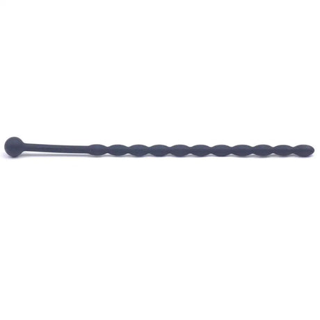6 Inch Black Silicone Beaded Penis Sound Plug - Save 30% - Fast Shipping - Sale United Kingdom Stoke-on-trent