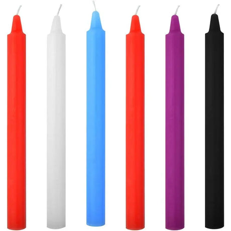 6 Pcs Low Temperature Candles Fengek 7 Inch Heat Romantic Wax Dripping 5 Color - Original Sexy Emporium – our Exclusive Sex Toy Collection