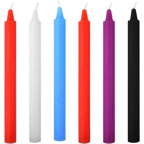 6 Pcs Low Temperature Candles Fengek 7 Inch Heat Romantic Wax Dripping 5 Color - Original Sexy Emporium – our Exclusive Sex Toy Collection
