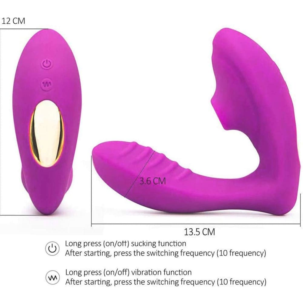 Sucking Tongue Vibrator 10 Speed/mode - Suction Vibrators - Save 20%