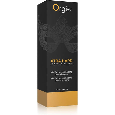 Orgie Xtra Hard Power Gel for Him Increased Arousal & Harder Longer Erection - Save 25% - Sale