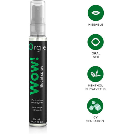 Orgie Wow! Blowjob Spray Icy Sensory Sensation Stimulation for Her/him - Orgie - Save 15% - Sale
