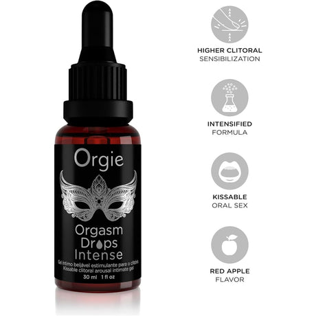 Orgie Intense Orgasm Drops for Her Arousal Serum 30ml - Save 25% - Sale