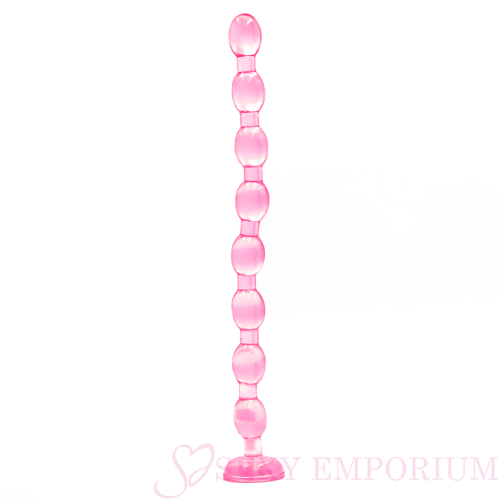 19 Inch Giant Anal Beads Pink