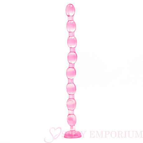 19 Inch Giant Anal Beads Pink