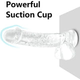 7.2 Inch Dildo Sex Toy Suction Cup Realistic for Women Men Couples - Save 10% - Dildos United Kingdom Stoke-on-trent