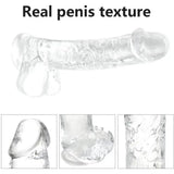 7.2 Inch Dildo Sex Toy Suction Cup Realistic for Women Men Couples - Save 10% - Dildos United Kingdom Stoke-on-trent