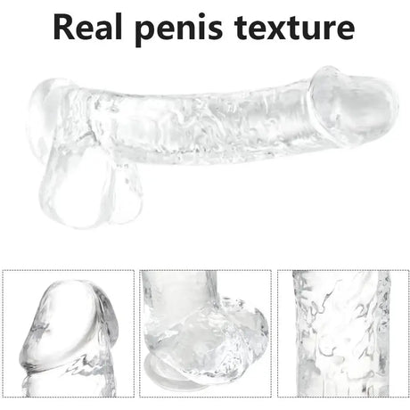 7.2 Inch Dildo Sex Toy Suction Cup Realistic for Women Men Couples - Save 10% - Dildos United Kingdom Stoke-on-trent