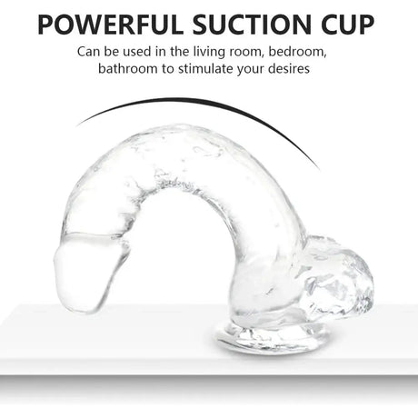 7.2 Inch Dildo Sex Toy Suction Cup Realistic for Women Men Couples - Save 10% - Dildos United Kingdom Stoke-on-trent