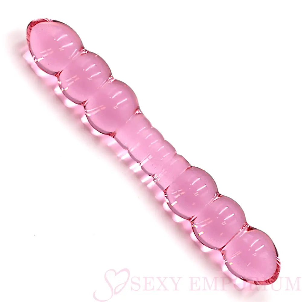 7.5 Inch Pink Double Ended Glass Dildo - Dildos - Save 15% - Fast Shipping - United Kingdom Stoke-on-trent