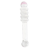 7.8 Inch Pink Tip Double Ended Glass Dildo - Dildos - Save 15% - Fast Shipping - United Kingdom Stoke-on-trent