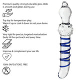 7.9 Inch Blue Swirl Dildo - Dildos - Save 25% - Fast Shipping - United Kingdom Stoke-on-trent