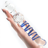 7.9 Inch Blue Swirl Dildo - Dildos - Save 25% - Fast Shipping - United Kingdom Stoke-on-trent