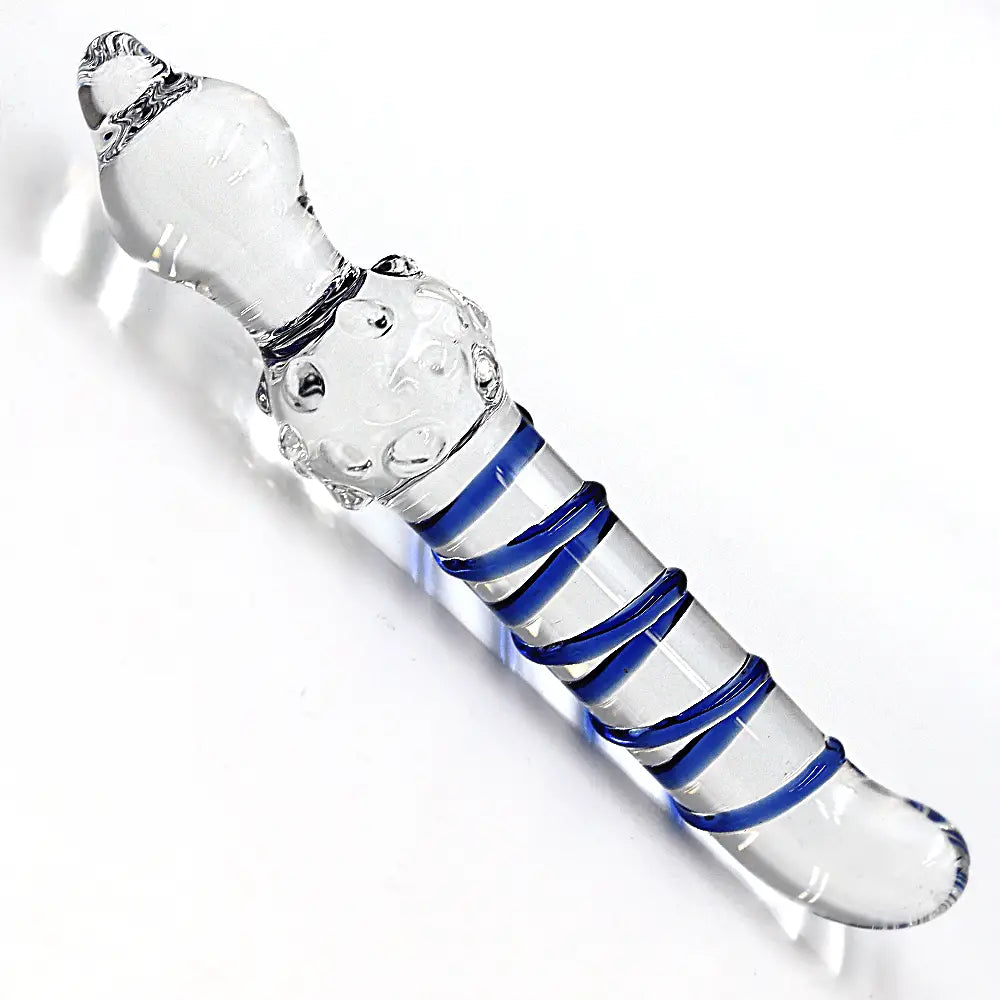 7.9 Inch Blue Swirl Dildo - Dildos - Save 25% - Fast Shipping - United Kingdom Stoke-on-trent
