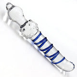 7.9 Inch Blue Swirl Dildo - Dildos - Save 25% - Fast Shipping - United Kingdom Stoke-on-trent