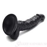 7 Inch Curved Suction Cup Dildo Black - Save 20% - Fast Shipping - United Kingdom Stoke-on-trent
