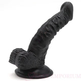 7 Inch Curved Suction Cup Dildo Black - Save 20% - Fast Shipping - United Kingdom Stoke-on-trent