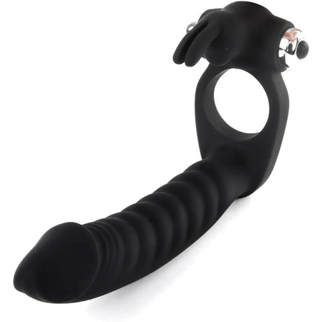 7 Speed/mode Double Penetration Anal Dildo Sex Toy with Cock Ring Silicone Dong - Speed/mode with - United Kingdom Stoke-on-trent