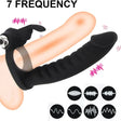 7 Speed/mode Double Penetration Anal Dildo Sex Toy with Cock Ring Silicone Dong - Speed/mode with - United Kingdom Stoke-on-trent