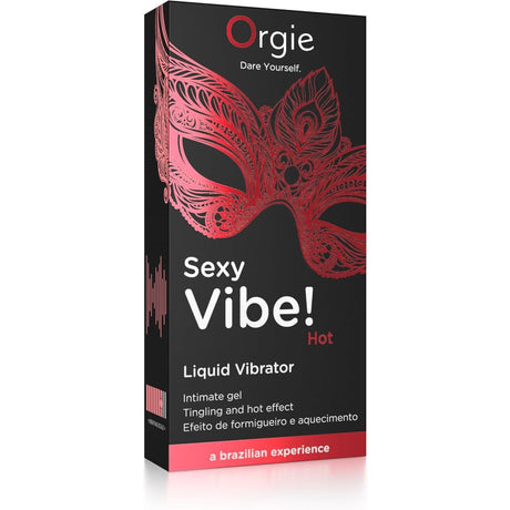 Orgie Sexy Vibe! Hot Liquid Vibrator 15ml - Save 10% - Sale