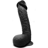 11.6 Inch Suction Cup Dildo Sex Toy Xl Black - Save 20%