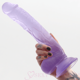 The Hung Monster Dildo – 11 Inch Purple