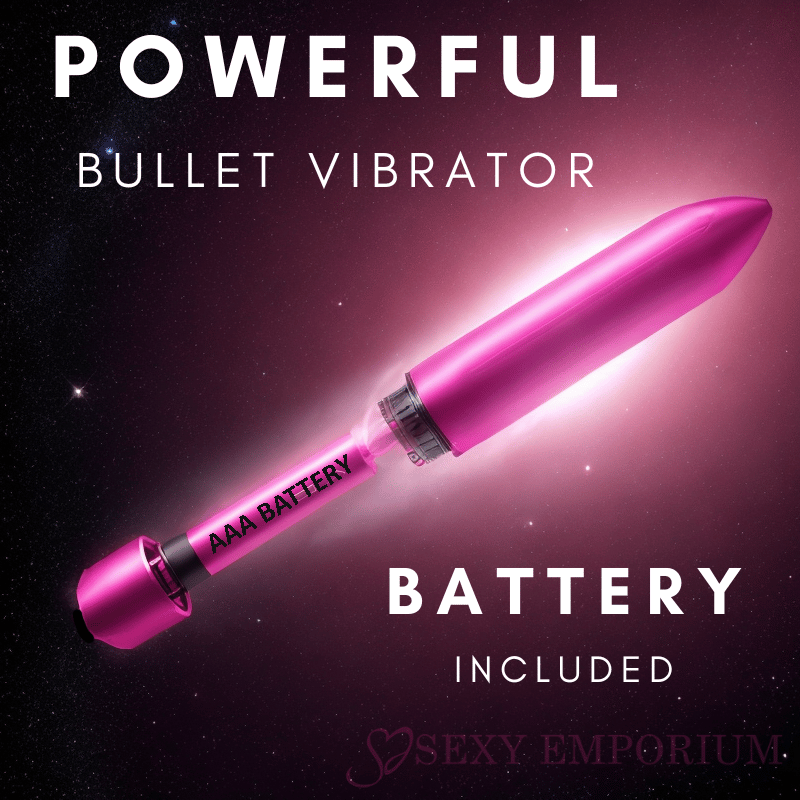 Vibrator puternic cu glonț cu 10 viteze roz fierbinte