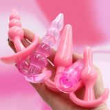 Pink Jelly Queen Anal Kit