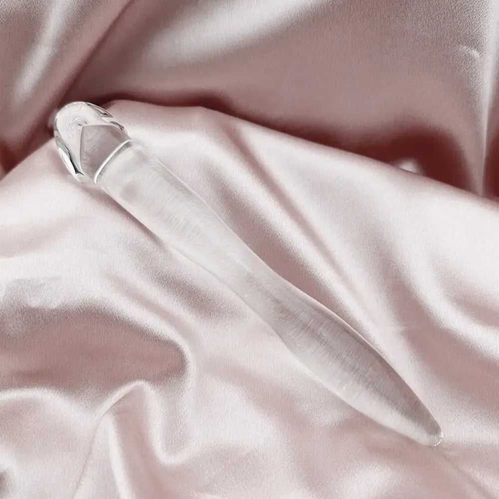 8.2 Inch Transparent Double Ended Glass Dildo - Sex Toy - Save 15% - Fast - United Kingdom Stoke-on-trent